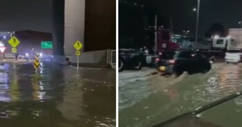 Así quedaron las vías en