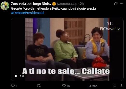 Debate presidencial EN VIVO: lo más viral en redes tras los momentos más polémicos. Captura: X.