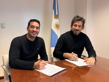 Ravier y Marcelo Matzkin, su reemplazante, un bullrichista