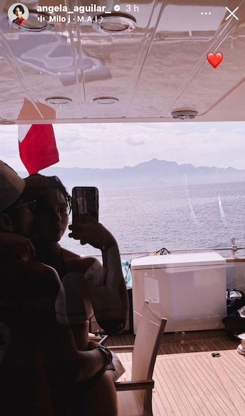 Ángela Aguilar y Nodal disfrutan