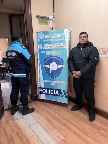 Walter Damián D´Amelo detenido sobre la Ruta Nacional 7
