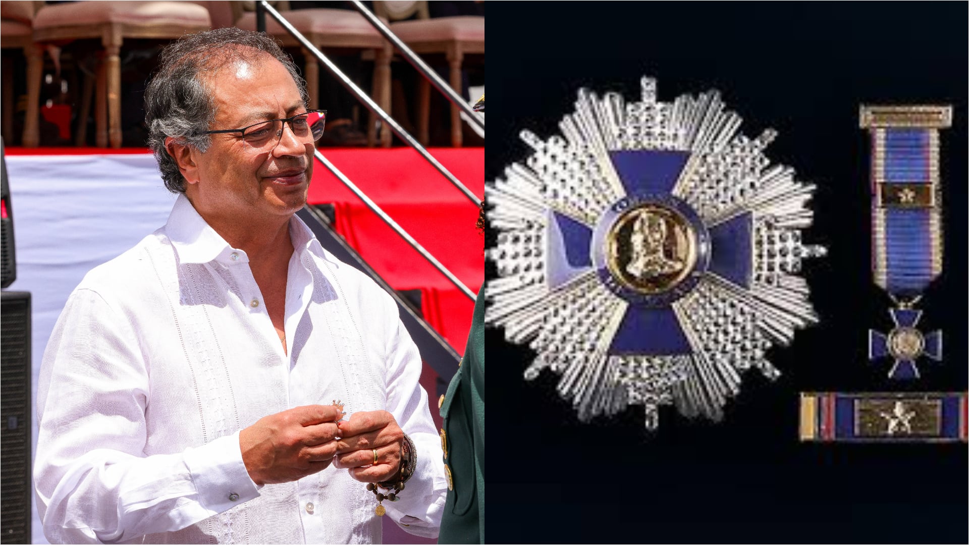 El presidente de Colombia retiró al coronel Óscar Moreno y al general Edwin Urrego tras un escándalo de supuesto complot con drogas - crédito Composición fotográfica Presidencia y Policía Nacional