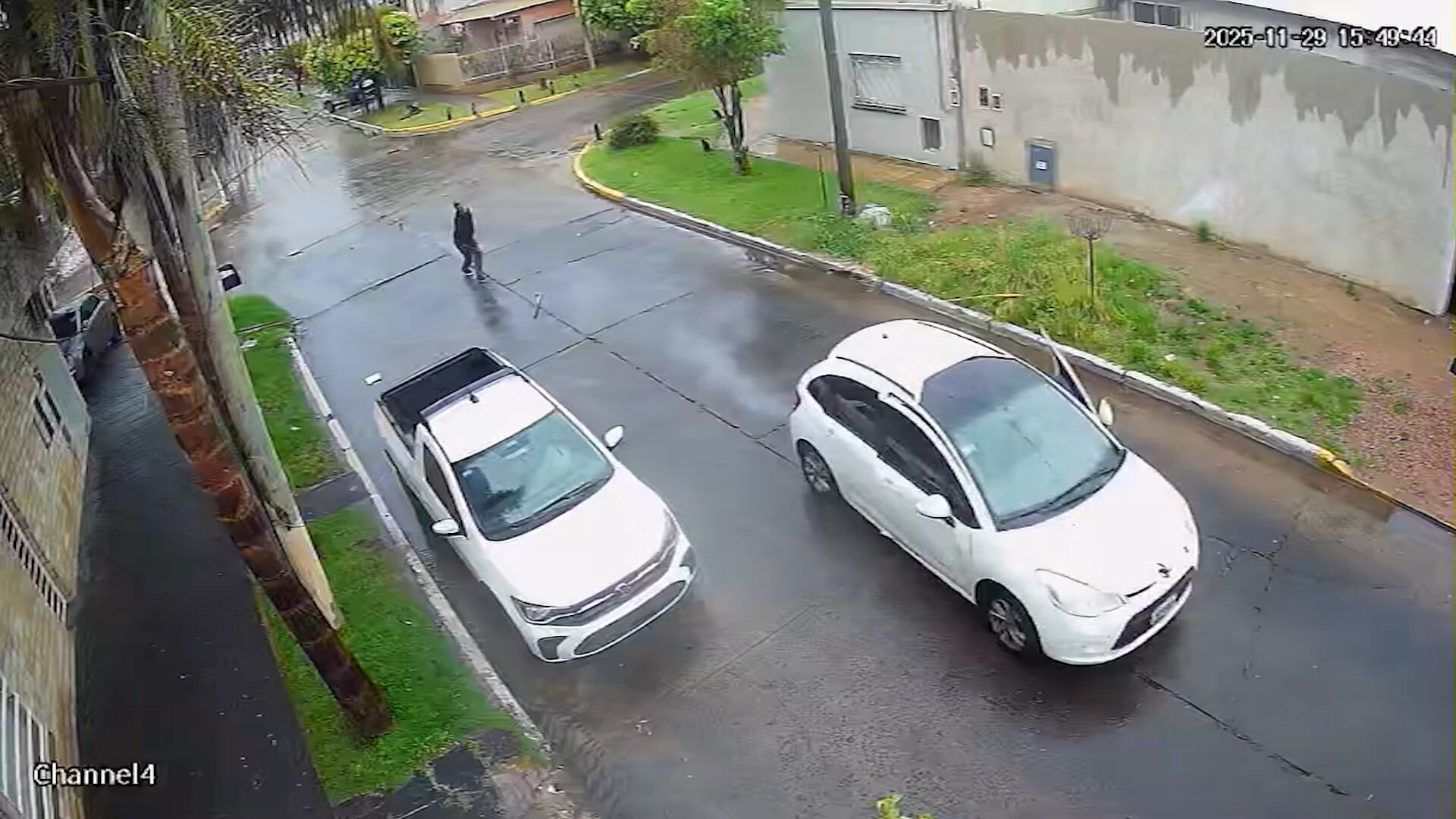 La víctima fue baleada en una pierna