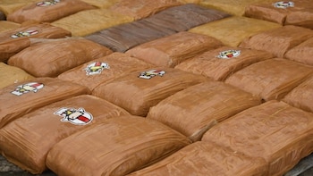 Las autoridades colombianas incautan 7,6 toneladas de cocaína camufladas en el puerto de Cartagena