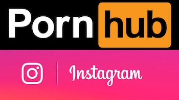 Instagram cierra la cuenta de Pornhub. (foto: Latestly)