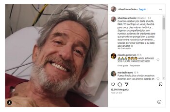 El posteo de Silvestre a