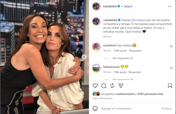 Otro abrazo, que publicó la periodista Cata D'Elía