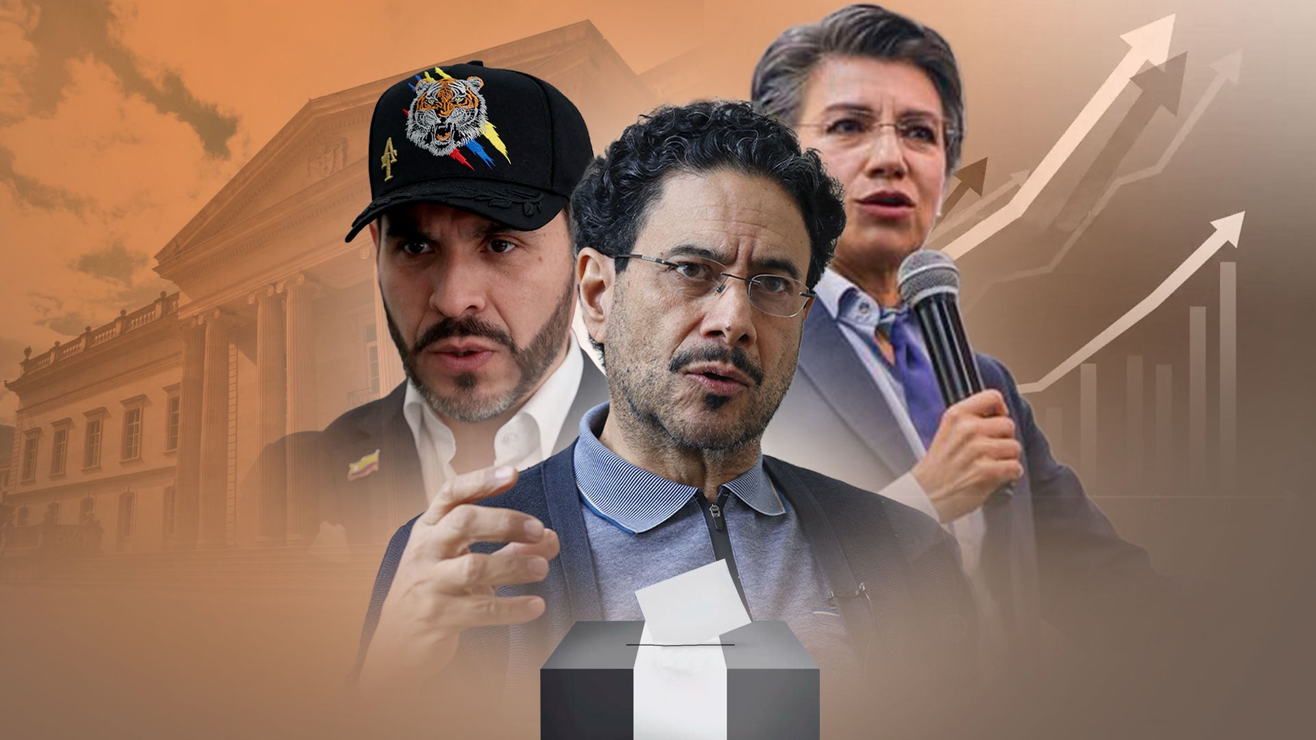 Iván Cepeda, Abelardo de la Espriella y Claudia López, estarán en la contienda electoral, que se realizará este 31 de mayo de 2026 - crédito Mauricio Dueñas Castañeda/EFE/Colprensa/Luisa González/REUTERS