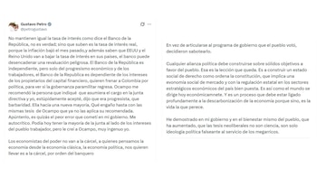 El mandatario aseveró que, por