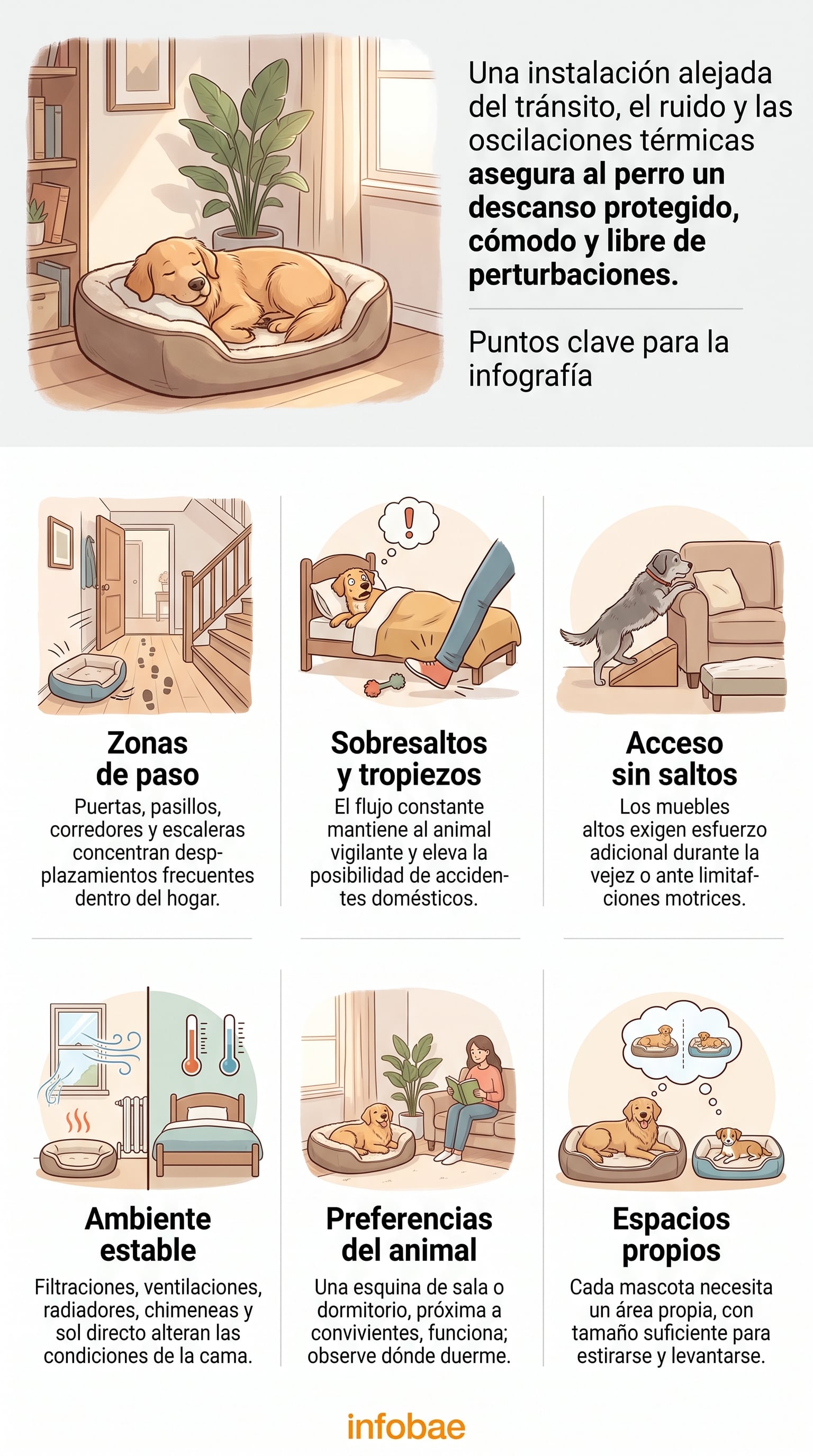 Los pasillos y las entradas interrumpen el descanso por el tránsito constante. (Imagen Ilustrativa Infobae)