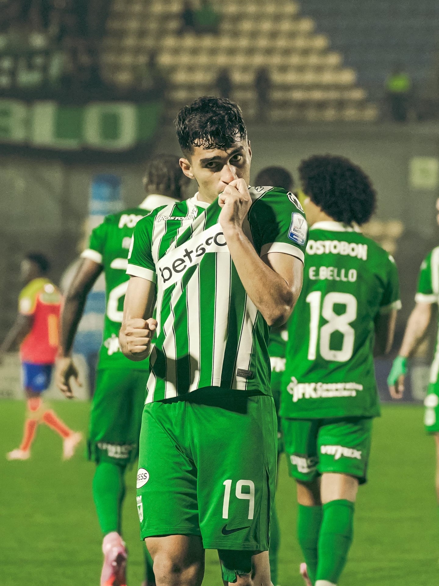 Juan Manuel Rengifo lidera la lista de la Liga BetPlay con una tasación de 5,24 millones de euros tras 24 partidos, 7 goles y 6 asistencias con Atlético Nacional - crédito Atlético Nacional