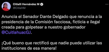 La secretaria general de Morena