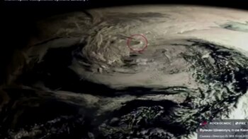 Erupción del volcán Shiveluch en