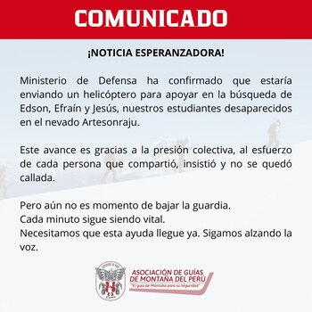 Áncash: Ministerio de Defensa envía