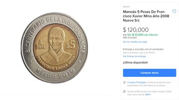 La moneda con la imagen