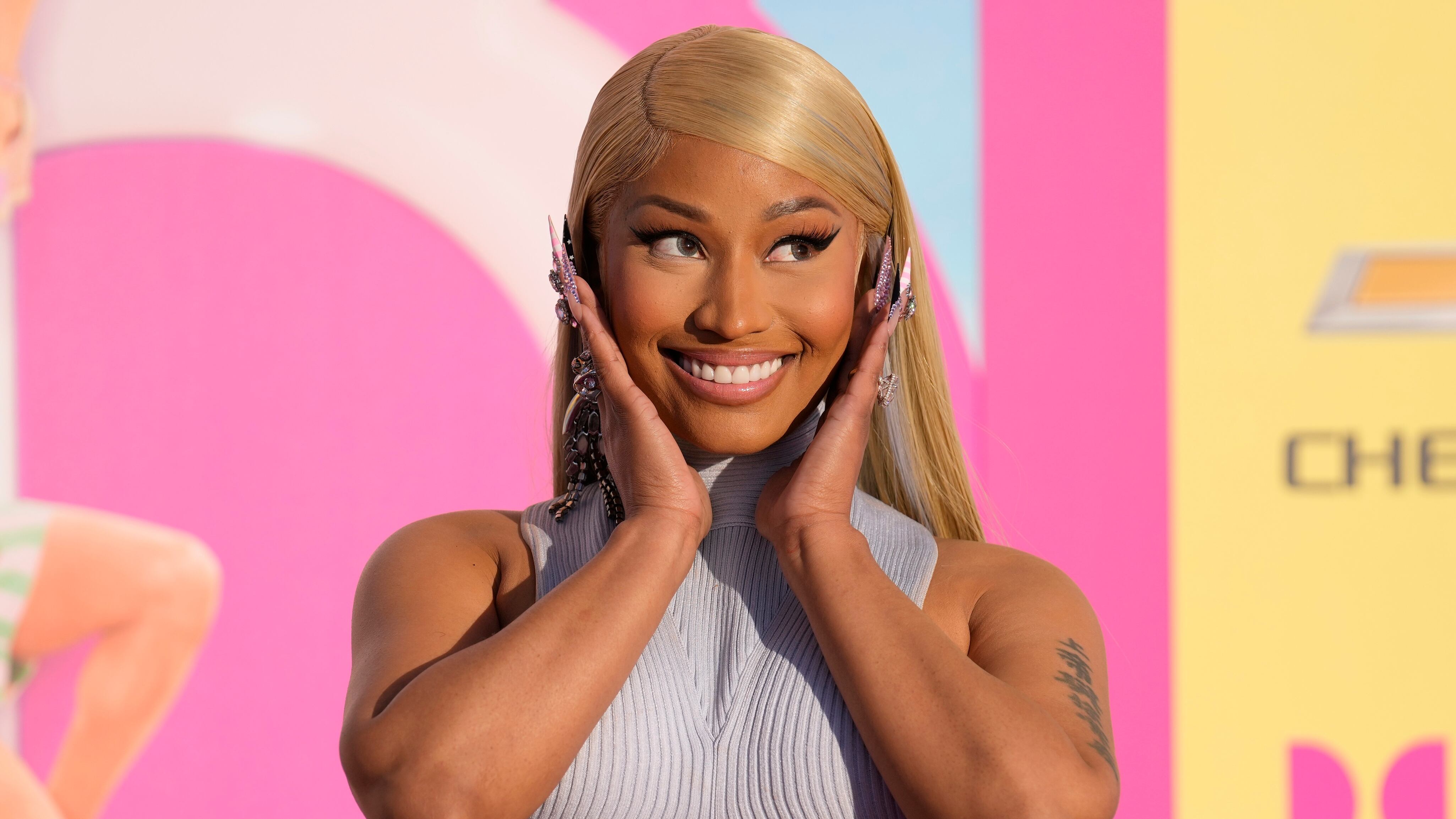 Nicki Minaj llega al estreno de