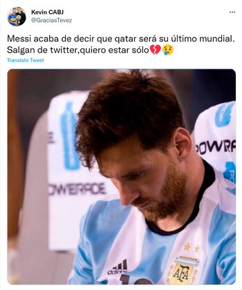 Reacciones Messi último Mundial Qatar