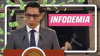 Después del polémico video de la mujer asoleándose en el palacio nacional, InfodemiaCDMX verificó la información asegurando que era IA, sin embargo días después la presidenta salió a desmentir dicha información. (Infobae-Itzallana)
