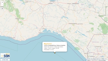 El epicentro ocurrió a 140