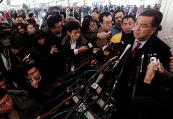 El diplomático estadounidense Bill Richardson