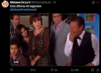Debate presidencial EN VIVO: lo más viral en redes tras los momentos más polémicos. Captura: X.