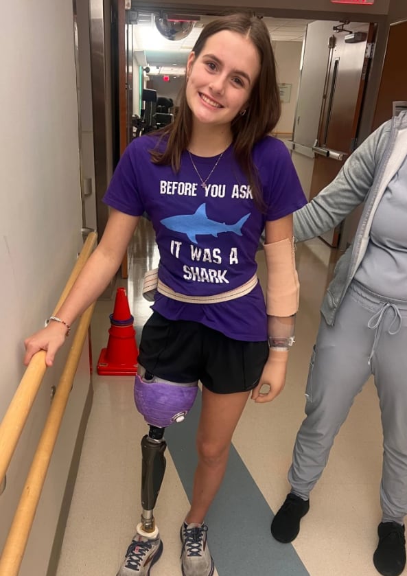 Lulu’s Law surgió tras el caso de Lulu Gribbin, la adolescente de Alabama atacada por un tiburón en Florida en junio de 2024 (Foto familiar)