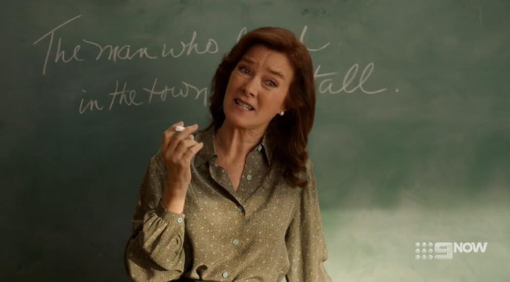 Valerie Mahaffey, en su rol de maestra para