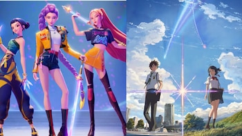 Cómo se verían Las Guerreras K-pop en el universo de Your Name, según la IA