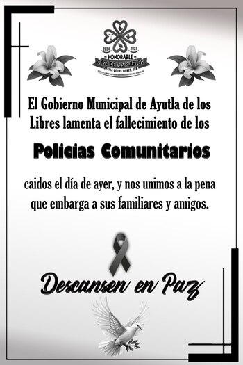 El mensaje de las autoridades