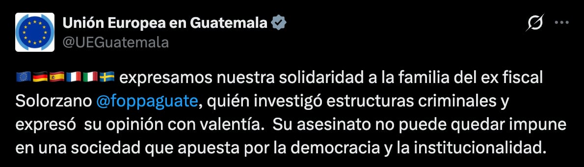 Unión Europea (Twitter/X)