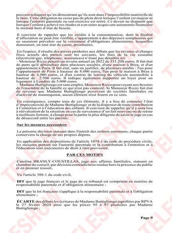 Las pruebas que adjuntó el marido de Jimena Buttigliengo
