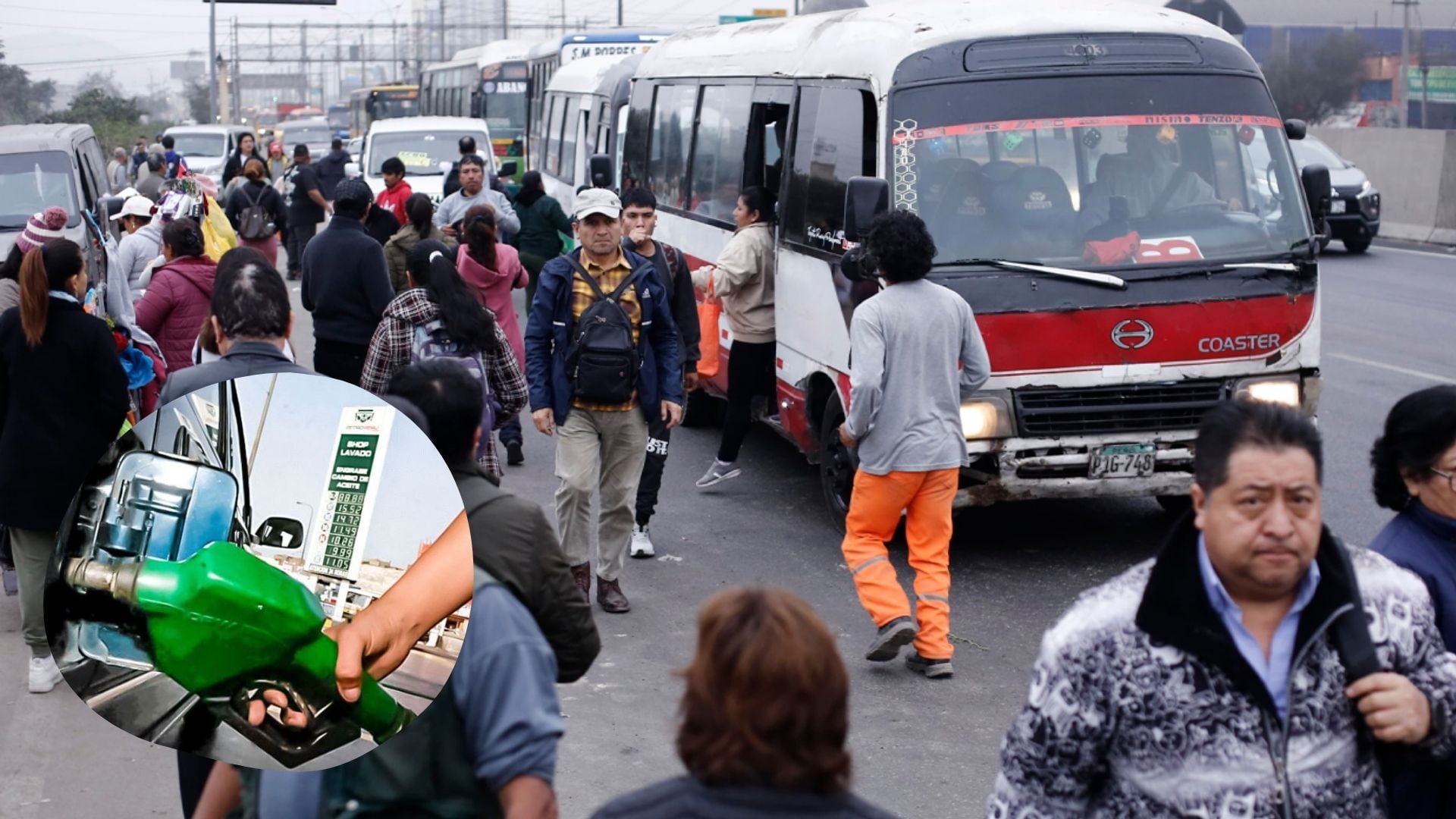 Alza de combustible genera aumento de pasajes en el transporte público y transportistas anuncian paro (Andina)