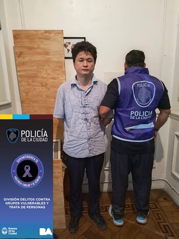 El detenido, Aleksander Tsai.