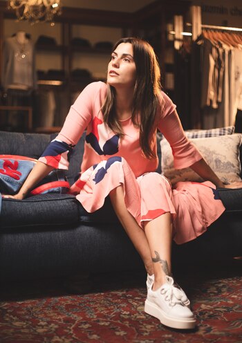 Vestido de Rapsodia con una