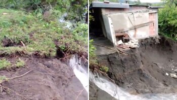 Luego de las fuestes lluvias,