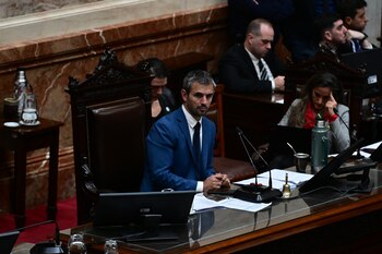 Martín Menem preside la sesión