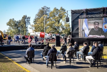 Axel Kicillof habló durante el