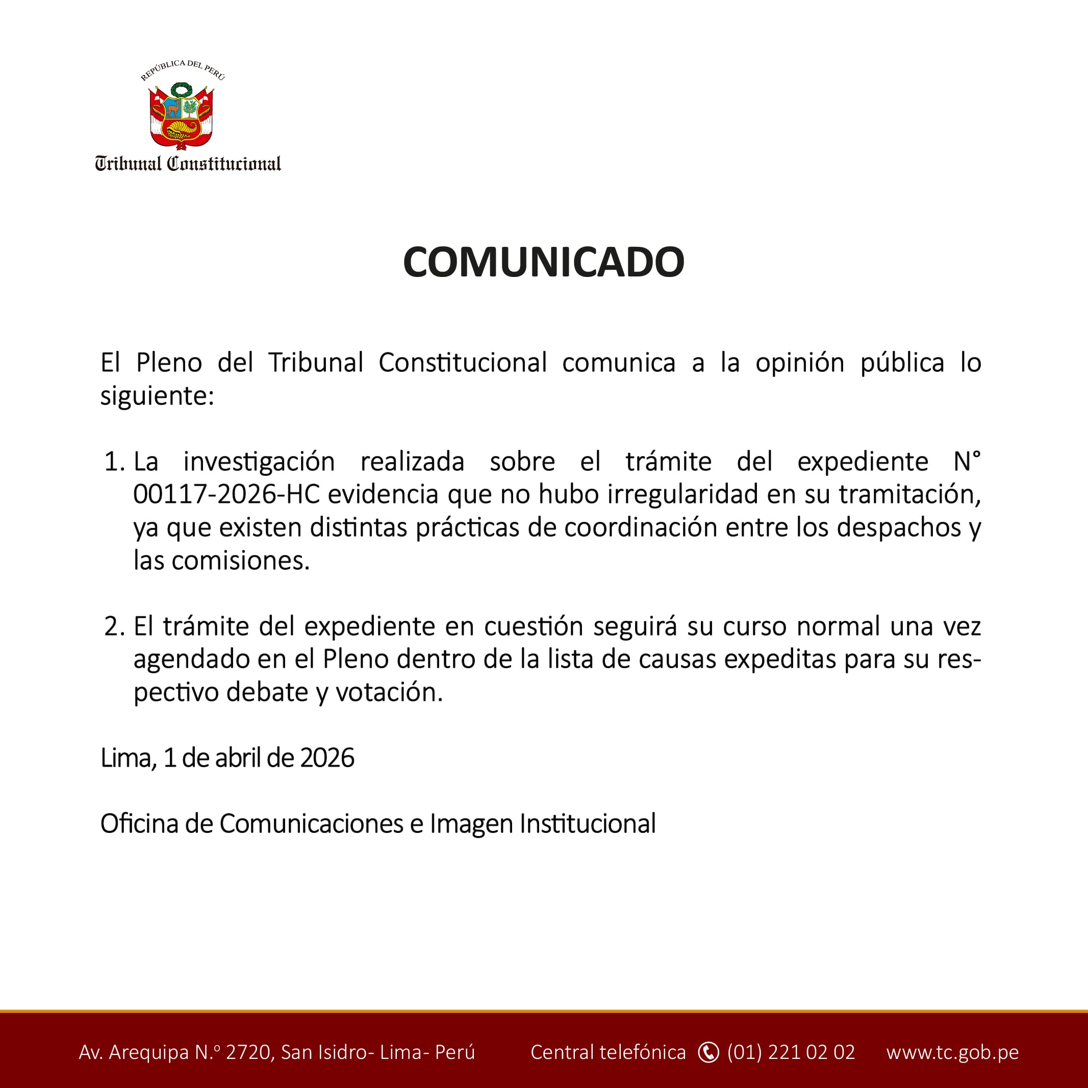 Vladimir Cerrón, prófugo desde hace más de tres años por una orden de prisión preventiva, aseguró en la red social X que las decisiones judiciales buscan impedir su participación electoral