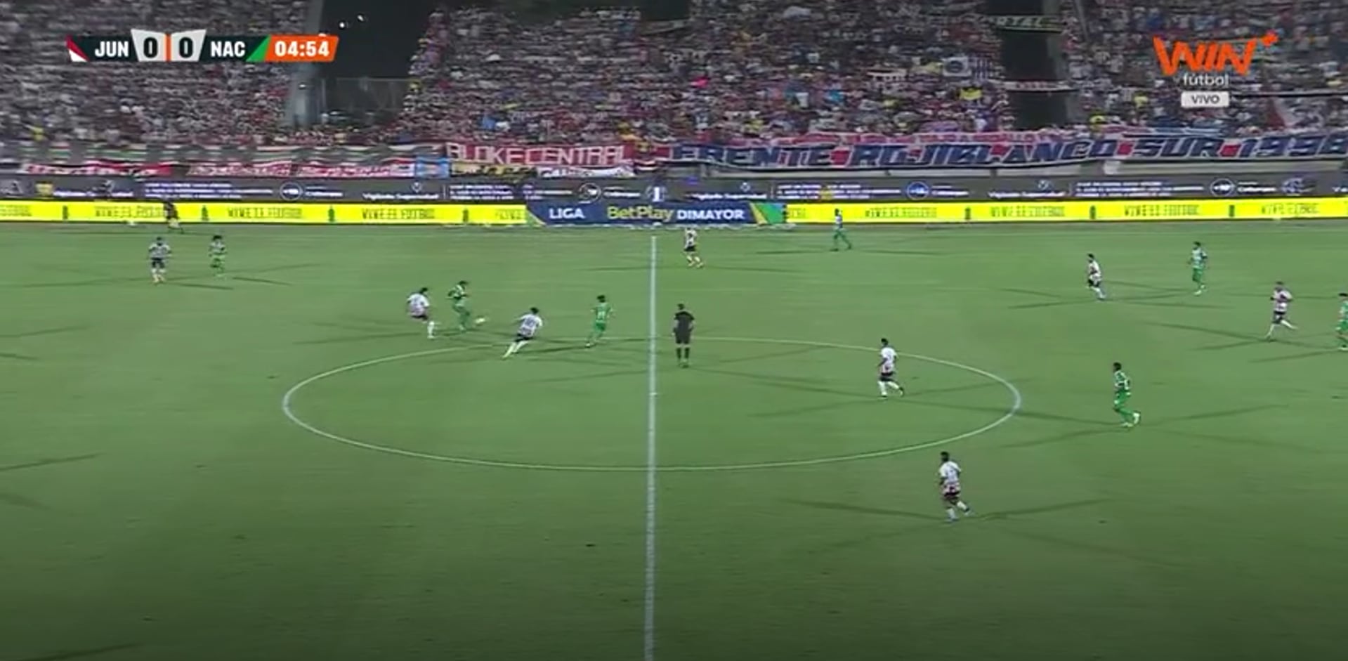 Así está el estadio Romelio Martínez a esta hora - crédito Win Sports