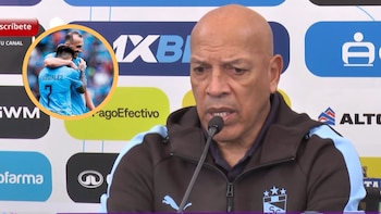 Roberto Mosquera elogió a Barcos y González, y confesó charla con el plantel de Sporting Cristal: “No hay nada que celebrar”