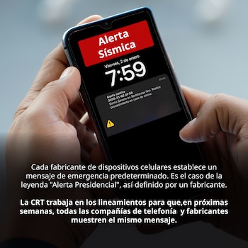 Usuarios reciben alerta sísmica con
