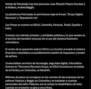 Gustavo Petro - crédito @petrogustavo/X