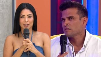 Pamela Franco le reclama a Christian Domínguez por ser el ‘soplón’ de su romance con Christian Cueva.