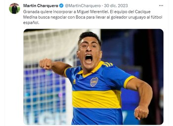miguel merentiel es seguido por el granada