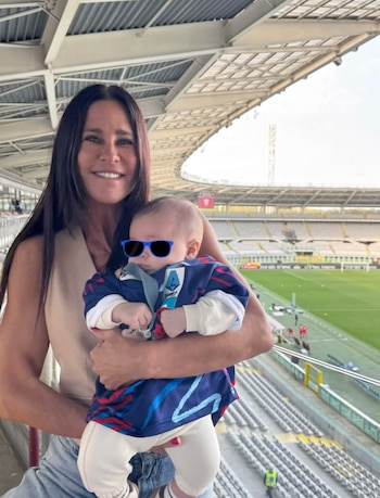Carolina Baldini mostró cómo creció su nieto Tullio