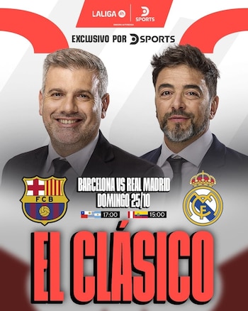 La dupla argentina estará presente para el clásico de España-crédito @Puntaje_Ideal/X