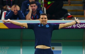 El entrenador argentino Lionel Scaloni.