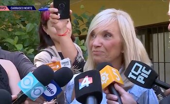 La vicepresidenta de la República, Beatriz Argimón (Captura Telemundo/Canal 12)