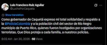 Este fue el mensaje del