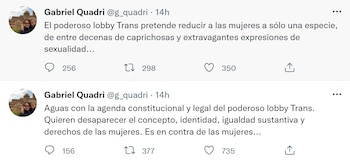 Tacharon a Gabriel Quadri de